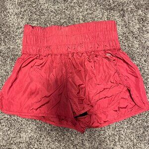 Free People Women's Red and Pink Shorts